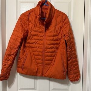 Lululemon athletica lightweight relaxed fit down jacket size 4 euc